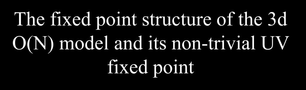The fixed point