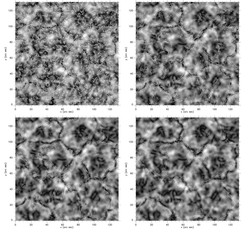 Roudier et al.: Link between trees of fragmenting granules and deep downflows in MHD simulation Fig. 15.