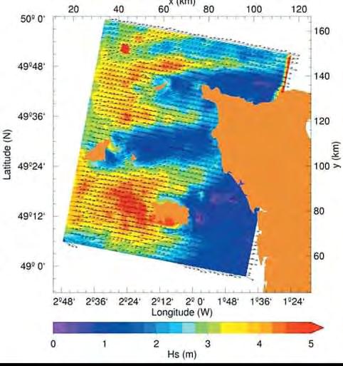 SAR Imaging of Ocean Surface Waves Wave field (height + direction) basis: ENVISAT ASAR image (C-VV, SLC) Gulf of St.