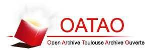Open Archive TOULOUSE Archive Ouverte (OATAO) OATAO is an open access repository that collects the work o Toulouse researchers and makes it reely available over the web where possible.
