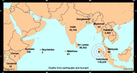26 December 2004 N. Sumatra-Andaman earthquake, M9.