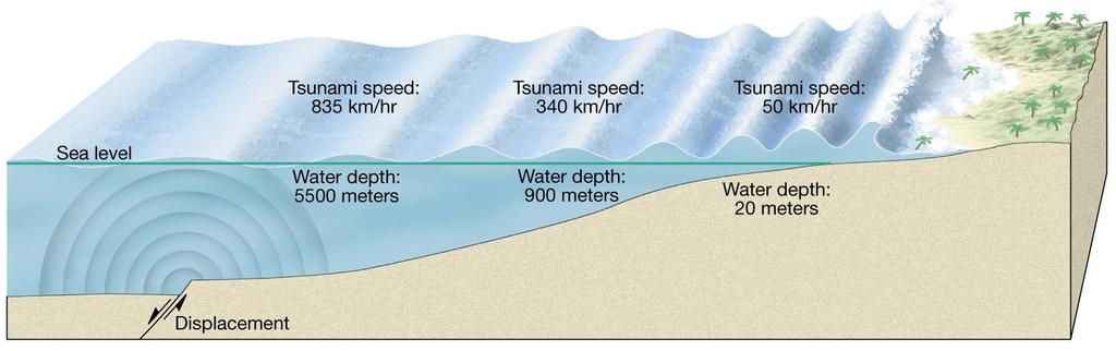 Tsunamis, or seismic sea waves Tsunamis, or seismic sea waves Destructive waves that are often inappropriately called tidal