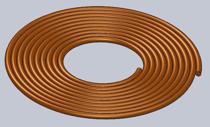 As same as the previous group, these types of coils are designed with various cross sections to fulfill different purposes. Whereas, circular cross section, as shown in Figure 3.