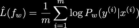 Linear classification: logistic regression Find Find w that minimises that minimises Why