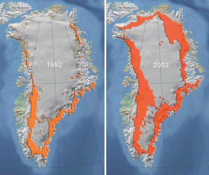 Blomstrand glacier Svalbard 1928-2002