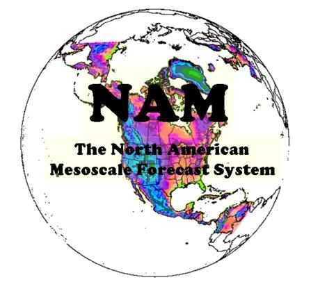 NCEP s "NAM" (North American Mesoscale) model WRF-NMM vertical coord (60 levels) T η= S T where is the hydrostatic component of the pressure, computed using the dry air density zt ( x, y, z,t )= T +