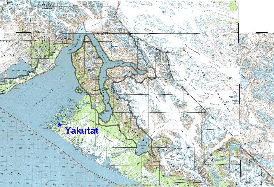INTRODUCTION This report summarizes new data taken from late July 2004 through May 2005 at three locations in Yakutat.