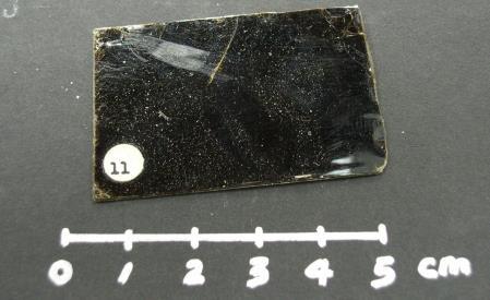 biotite (black mica): 1 set
