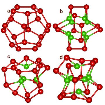 Solvation of ions (H 2 0) 20 water clathrates surround monovalent cations.
