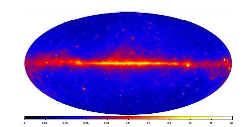 The extragalactic gamma-ray background Fermi-LAT 2 catalog Galactic diffuse emission: CR interaction with the interstellar medium: 1.π 0 decay 2.Inverse Compton (IC) 3.