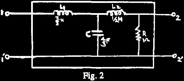 Z parameters of two port network. Figure 2 is the circuit diagram of well-known filter network. are the input port and 22 are the output ports.