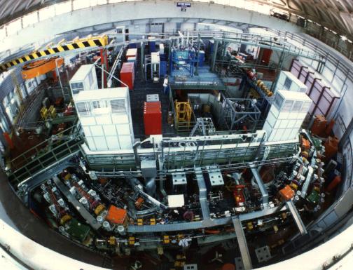 DAΦNE approved in June, 1990 first electron beam stored in main ring on