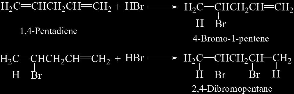 3- Addition of halogen acid +