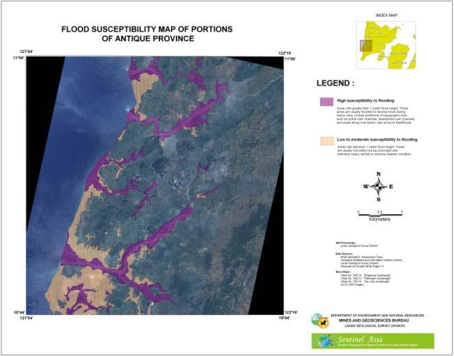 Sensing Hazard maps (Flood, Lahar and