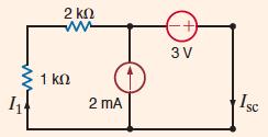 2. Short circuit current I sc = 2m + I 1 = 2m + 3V