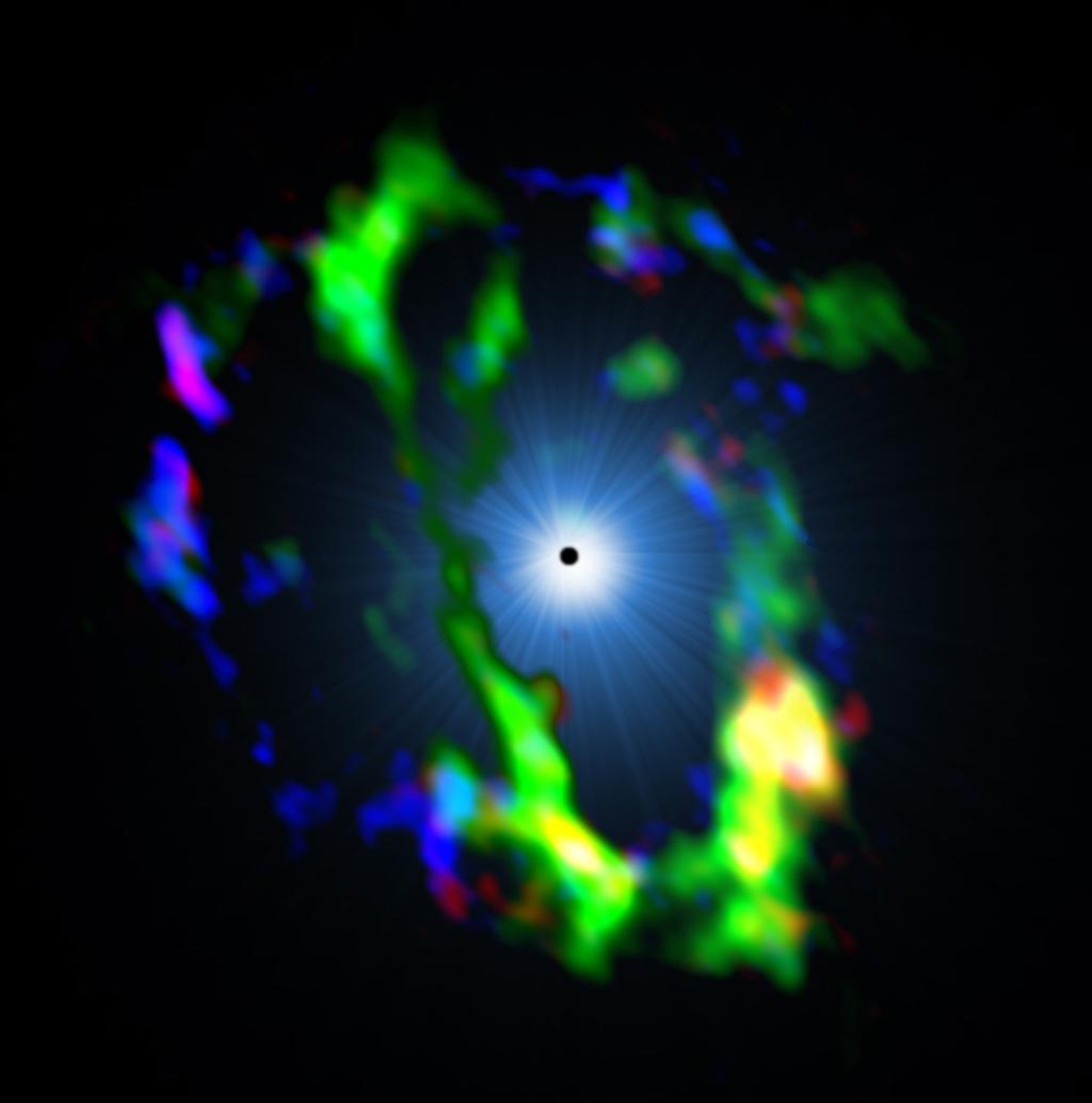 Nine Field Mosaic Image of Circumnuclear Disk in Galactic Center CN H 2 CO SiO