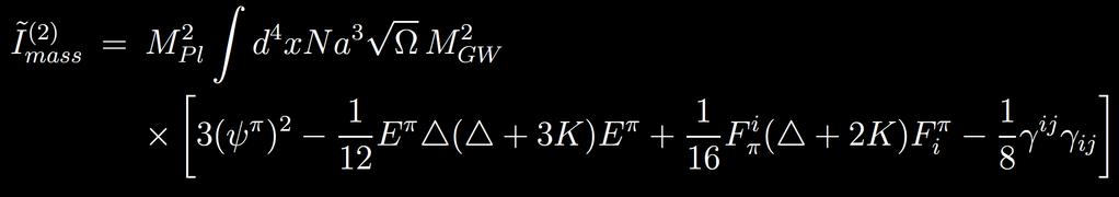 4107 [hep-th] GR&matter part + graviton mass term