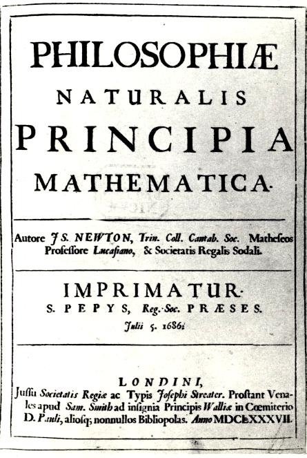 In 3 volumes the Principia set forth the basic ideas and rules of Newtonian dynamics, and the law of gravitation, followed by a detailed analysis of their consequences.