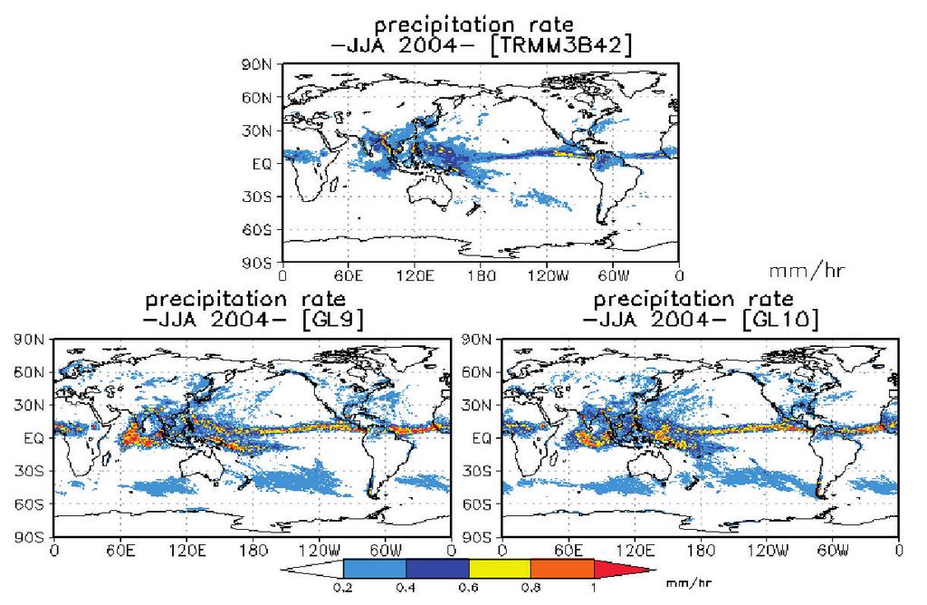 Chapter Earth Science the coarser resolution model ( km) has a slight bias of precipitation over the Indian Ocean, the higher resolution model (7 km) tends to improve this defect.