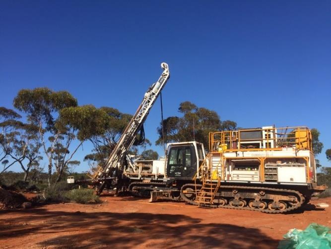 The initial phase of aircore drilling to evaluate an extensive zone of near-surface high-grade cobalt mineralisation has now been completed and samples have been dispatched for assaying.