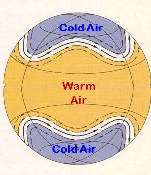 exchange of cold air in the mid and high latitudes HADLEY