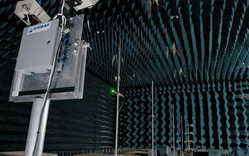 Acoustic-Laser NDE Acoustic radiation pattern of the developed PAA: microphones RF Anechoic Chamber Measurements [Courtesy of MIT Lincoln