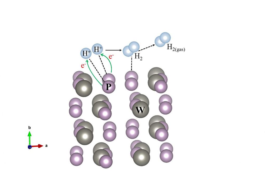 Fig. S11 Schematic reaction pathway of hydrogen