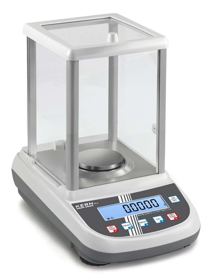 ALS-A ALJ-AM 1 ALJ 200-5DA with optional ionisor 2, see Analytical balance with large weighing s now also with EC type approval [M] or available as semi-micro analytical balance 1 NEW: ALJ 250-5DA!