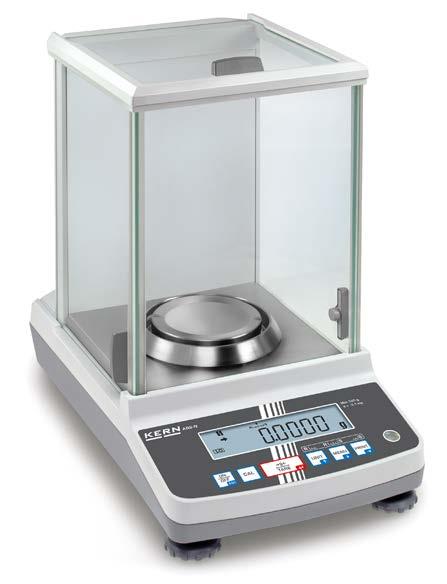 ABS-N ABJ-NM 1 2 3 4 The bestseller in analytical balances, with high-quality single-cell weighing system, also with EC type approval [M] ABJ-NM: Automatic internal adjustment in the case of a change