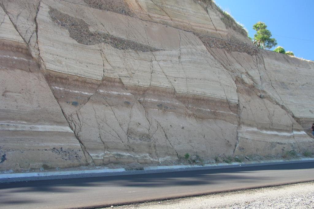 Faults Cracks in rock along which movement has occurred.