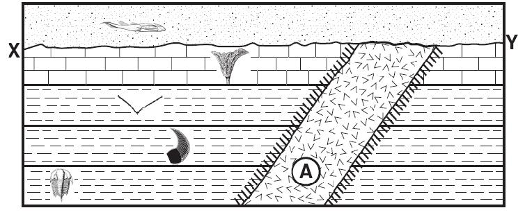 An unconformity indicates that a portion of the rock record is missing.