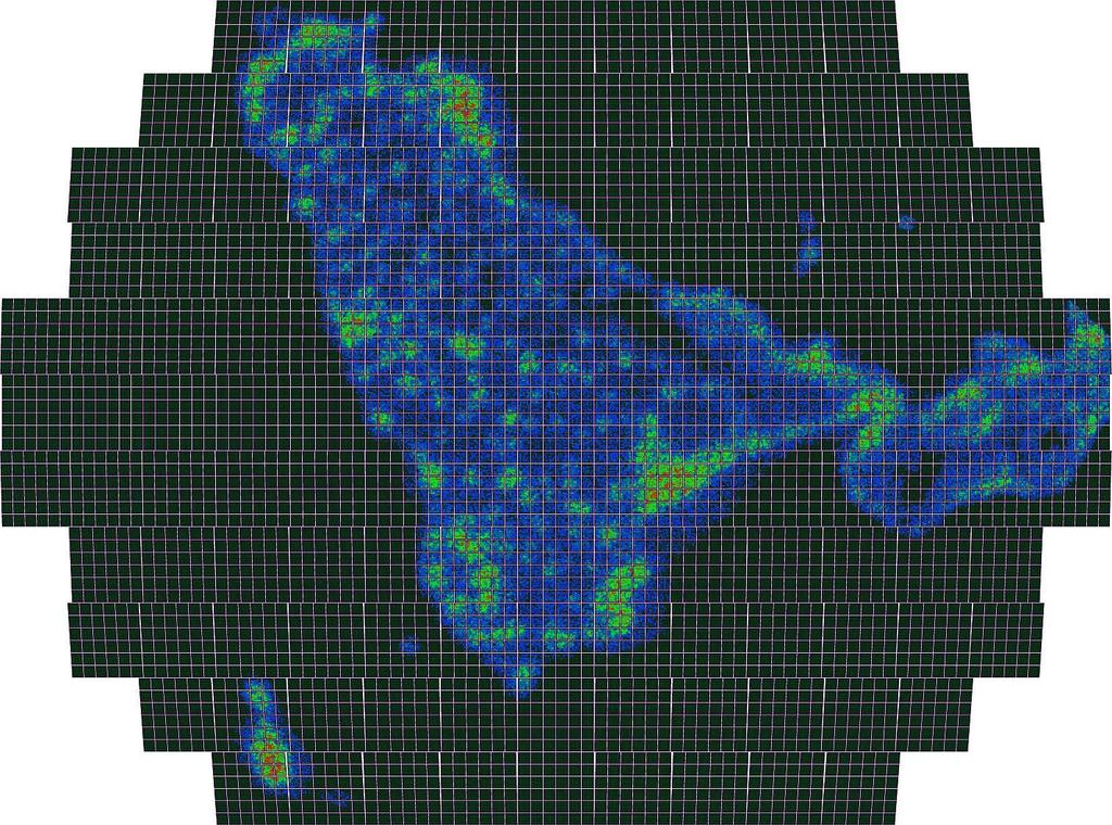 Sicily seen from EUSO Simulation of UV light Environmental