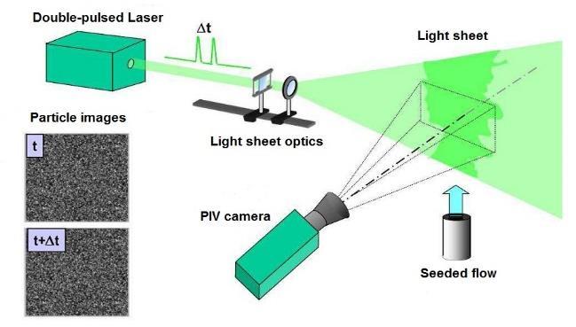 Particle image velocimetry (PIV)