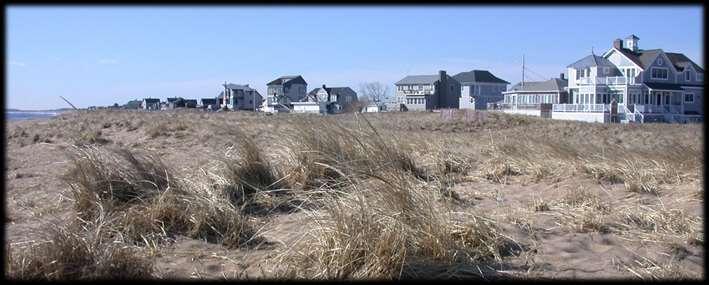 Important Adjudicatory Decisions and Policy Direction Peabody New structure on undeveloped lot on primary dune in V-Zone of barrier beach prohibited Would permanently alter 2000 sq ft