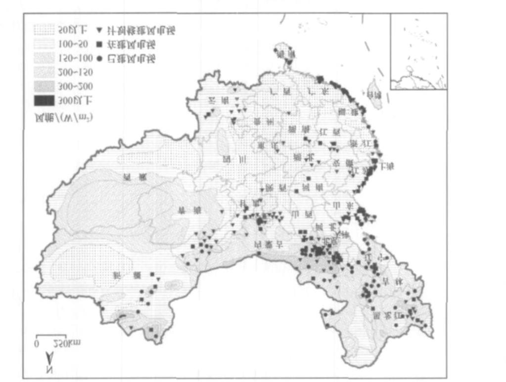 1414 24 1 Fig11 The distribution of wind power resources and wind power p lants in China : y GDP; x 1 ; x 2 ; x 3 ; x 4 10,, xy,, x n ( n = 1 2 3 4) y n ( n = 1 2 3 4), GDP, 1 h, 1 h ( 1),, 1 Table 1