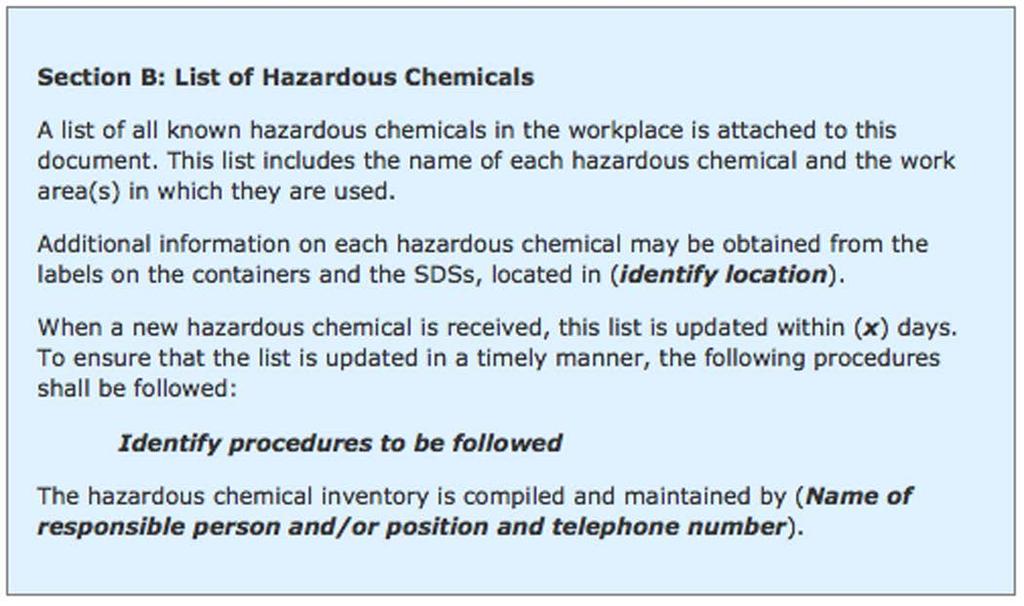 2,4 Labels provide the primary information about hazards and protective information.