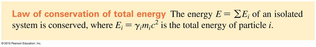 Conservation of Energy Neither mass nor the Newtonian definition of energy is conserved, however