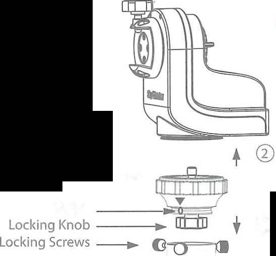 Parts Diagram PART I: SETTING UP THE AZ-GTe MOUNT_ Bubble Level Aititude Clutch Wheel Dovetail Locking Knob 1.1 Setting Up on a Skywatcher Tripod 1.