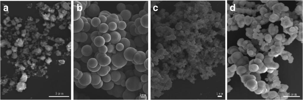 Lun et l. Nnoscle Reserch Letters (2017) 12:219 Pge 4 of 8 Fig. 3 FE-SEM microgrphs showing morphologies of the 2ZGC products otined y 24 h of hydrotherml rection t 180 C nd ph = 9.