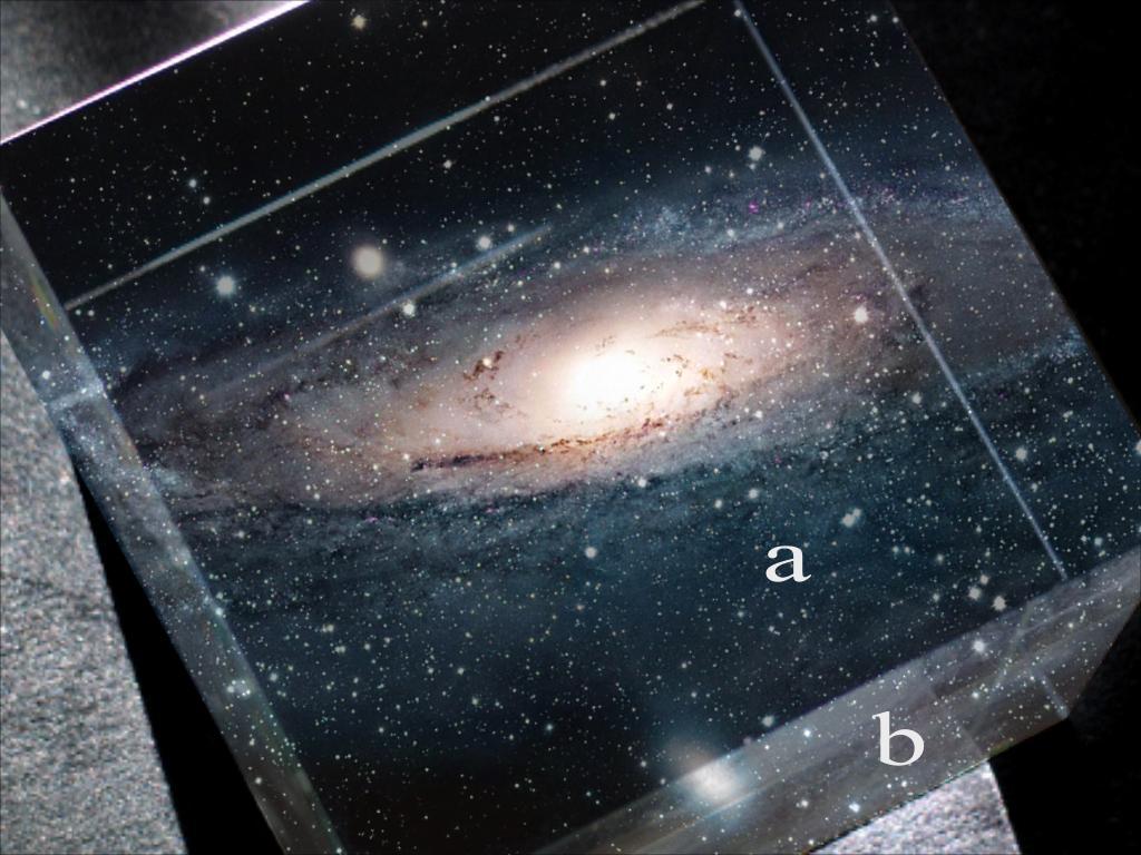 Universe is not simply empty. (a b) Transparent unchanged even density Dark matter.