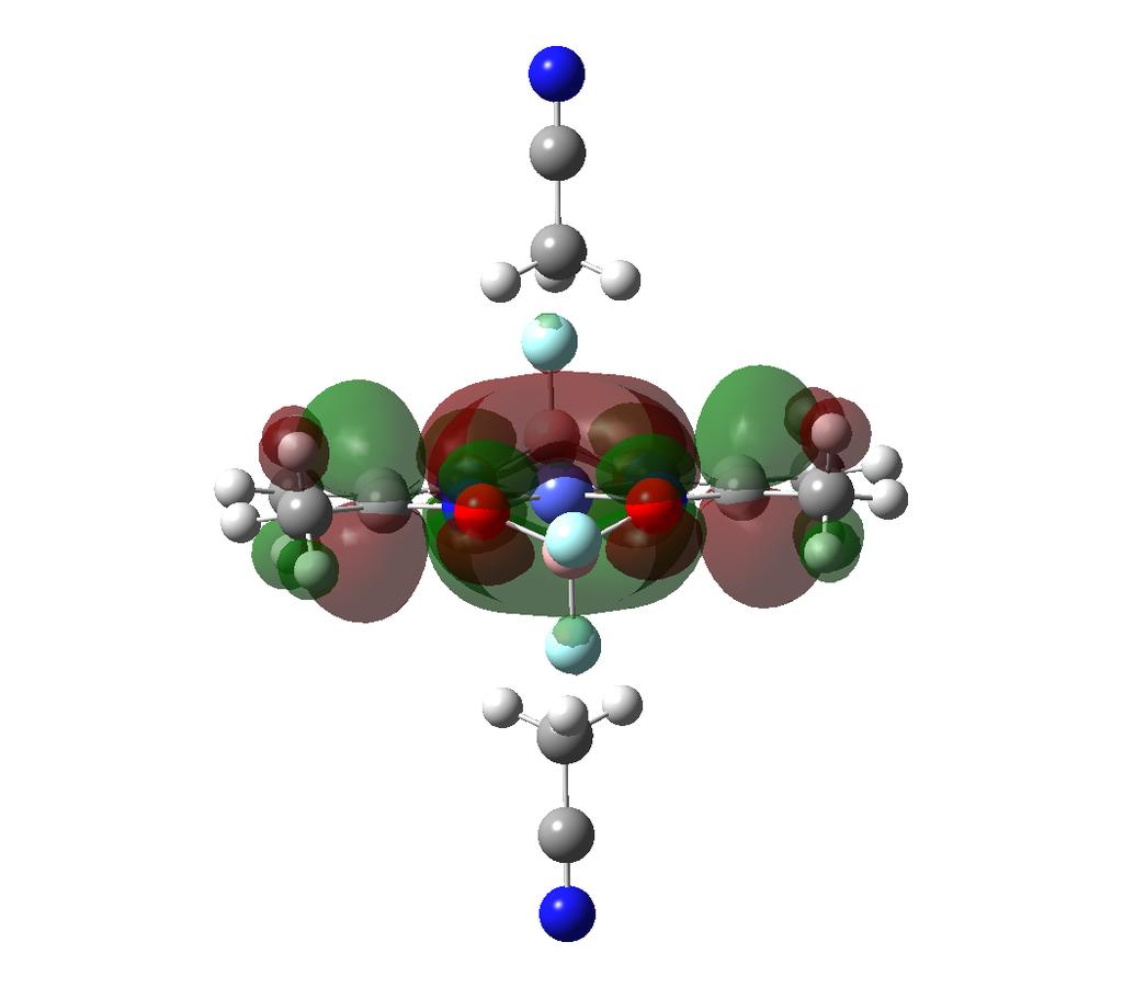 Fig. S5. Singly-occupied molecular orbital (SOMO, orbital 120α) of doublet Co 0.