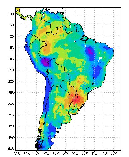 South American Land Data