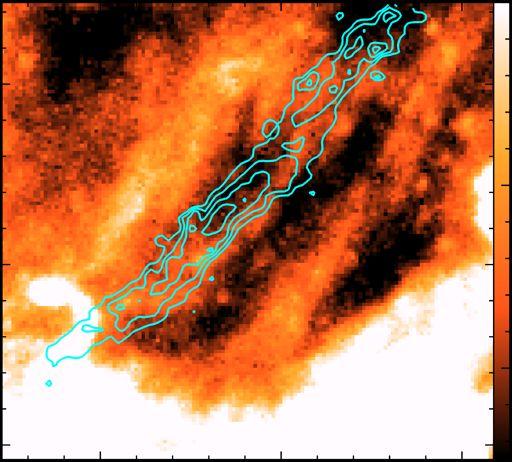 Turbulence dissipation and filament formation In Polaris, one of the most