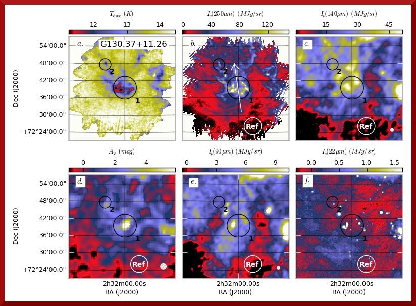 Star formation WISE data show that a many cold sub-millimetre clumps are already associated with star