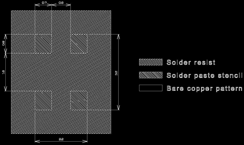 12 6. Soldering Conditions a) Pad Configuration & Solder Pad Layout