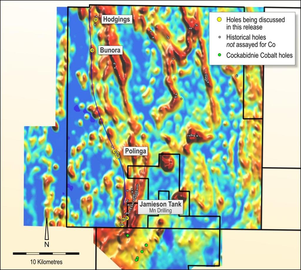 Archer identified previous drill holes and submitted samples for assay for cobalt mineralisation. Archer is undertaking work to locate the remaining samples and prepare the samples for assay.