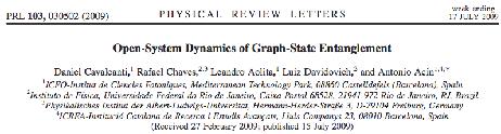 Generalization: Graph states!
