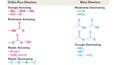 Orientation and Reactivity Effects of