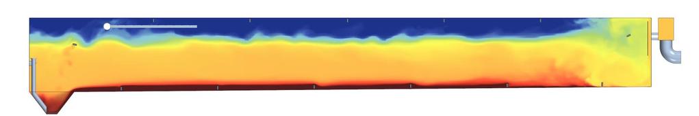 Simulation of Rectangular Clarifiers Study of velocity and solid concentration field in real time.