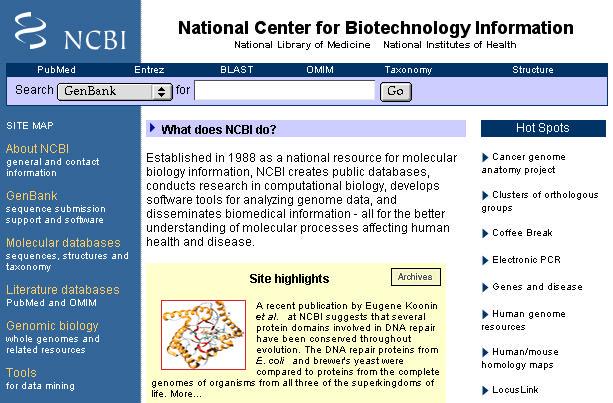 National Center for Biotechnology